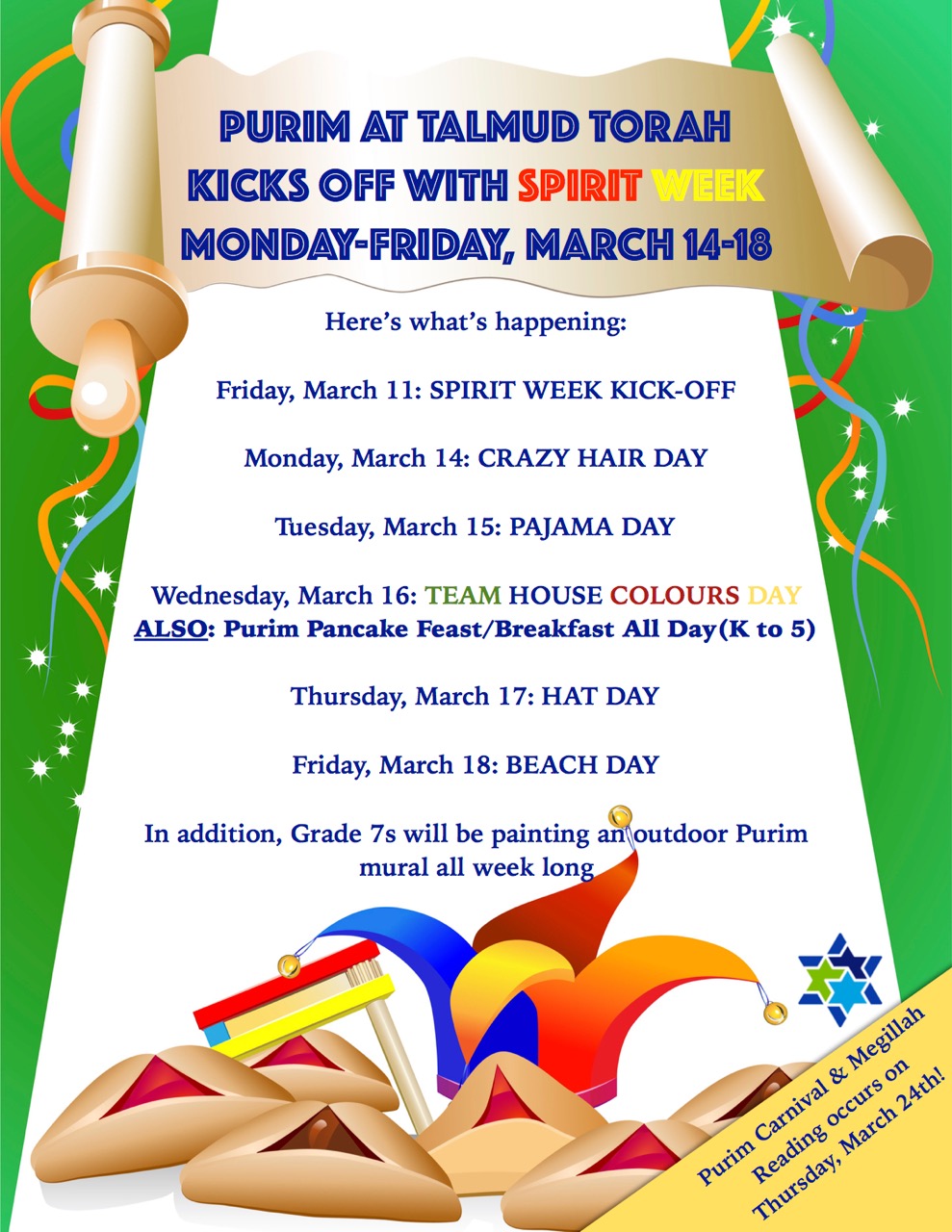 Purim Spirit Week