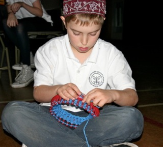 knitting boy