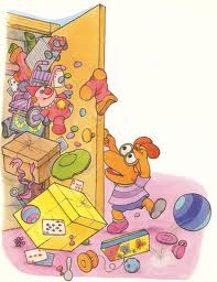 messy closet